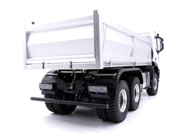 Iveco 6x6 Hydraulik 1:14 LKW Kipper in Weiß